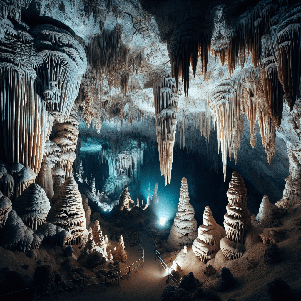 Descending into Darkness: Exploring the Dramatic Atmosphere of Carlsbad Caverns